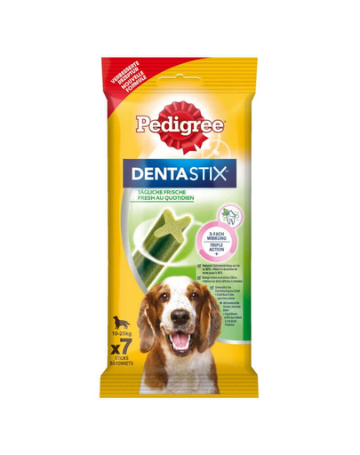 PEDIGREE Jutalomfalat Dentastix fresh 180g x10 közepestestű kutyáknak
