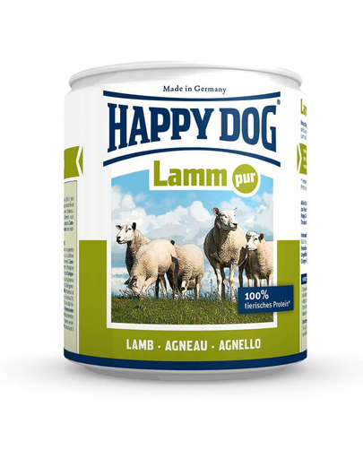 HAPPY DOG Lamm Pur 200 g Konzerv kutyáknak - bárány