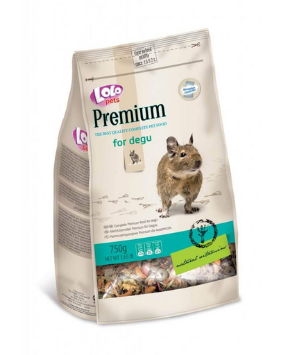 LOLO PETS Premium degu 0,75 kg