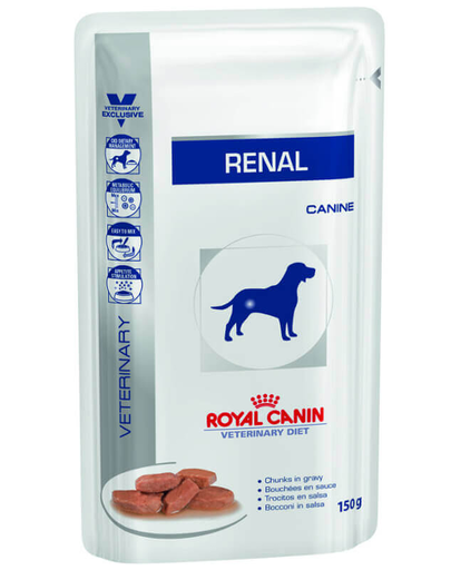 ROYAL CANIN Veterinary Diet Canine Renal tasak 150g x10