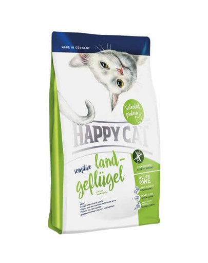 HAPPY CAT Sensitive Land-Geflügel (Bio Baromfi) 4 kg