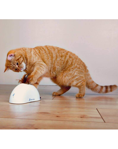 TRIXIE Elemes játék macskáknak mozgásérzékelővel Feather Hider