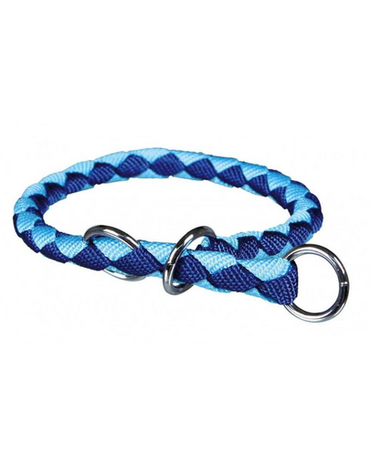 TRIXIE Nyakörv "Cavo", S–M: 30–36 cm-` 12 mm, kék-világoskék