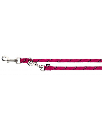 TRIXIE Állítható póráz Sporty Rope, L–XL: 200 M-O 13 mm, fukszia