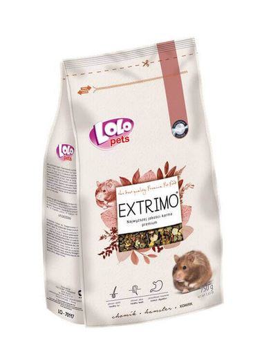 LOLO PETS Extrimo Hörcsög 750g