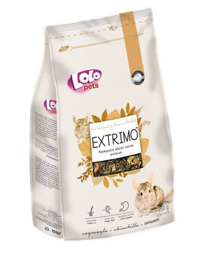 LOLO PETS Extrimo csincsilla 750g