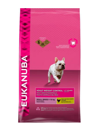 EUKANUBA Weight Control Adult Small Breeds Chicken 1 kg