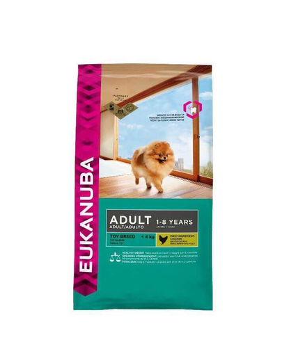 EUKANUBA Adult Toy Breeds Chicken 1,5 kg