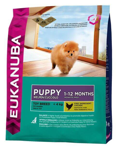 EUKANUBA Puppy Toy Breeds Chicken 800g