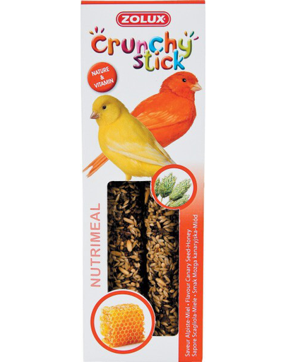 ZOLUX Crunchy Stick Kanári fénymag-méz 85 g