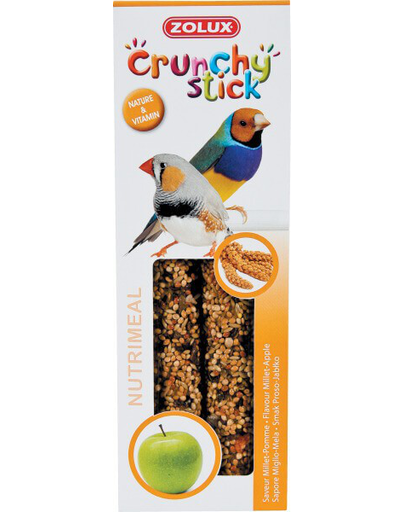 ZOLUX Crunchy Stick egzotikus madarak köles-alma 85 g