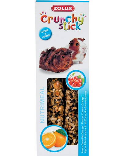 ZOLUX Crunchy Stick tengeri malac ribizli-narancs 115 g