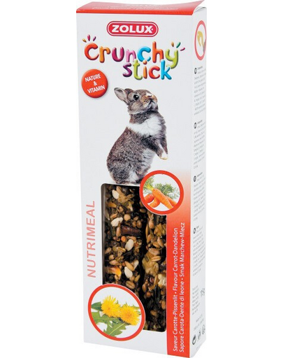 ZOLUX Crunchy Stick nyúl répa-csorbóka 115 g