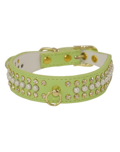 LOLO PETS Nyakörv S zöld 25mm X 40cm