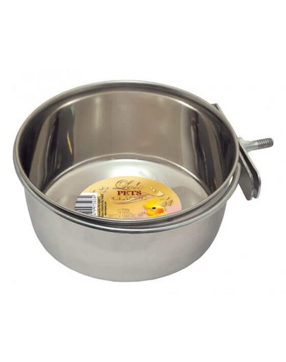 LOLO PETS Tál madaraknak 0,84L szorító fogóval 