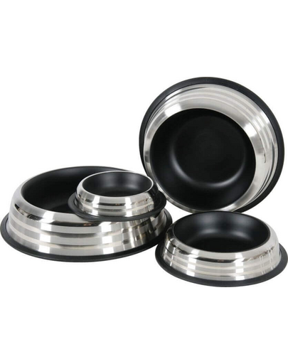 ZOLUX Csúszásgátlós tál Inox Merenda 225 ml