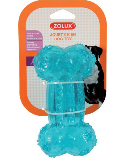 ZOLUX Játék TPR Pop csont 14 cm türkiz