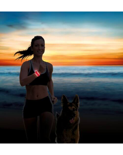 TRIXIE Fényvisszaverő pánt 35 cm, piros