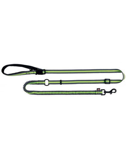 TRIXIE Póráz jogginghoz, 133–180 M-20 mm, szürke-zöld