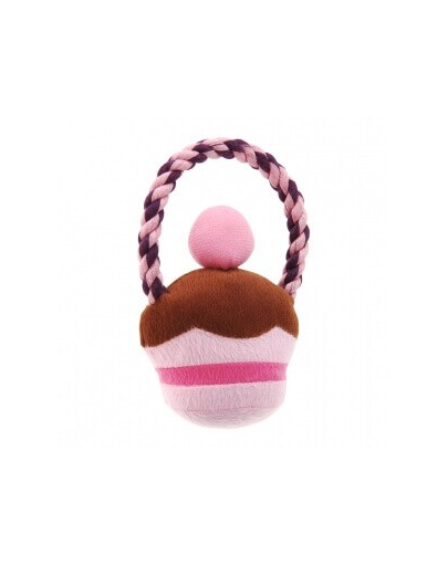 LOLO PETS Játék kölyökkutyáknak-cupcake (muffin), 11X17 cm