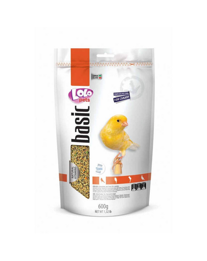 LOLO PETS Gyümölcsös eledel kanárinak,  0,6 kg Doypack