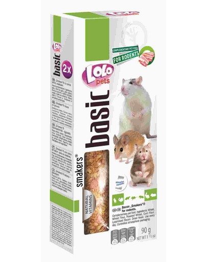LOLO PETS Smakers rágcsálóknak - császárszalonnával