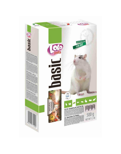LOLO PETS Eledel patkánynak 0,5 kg