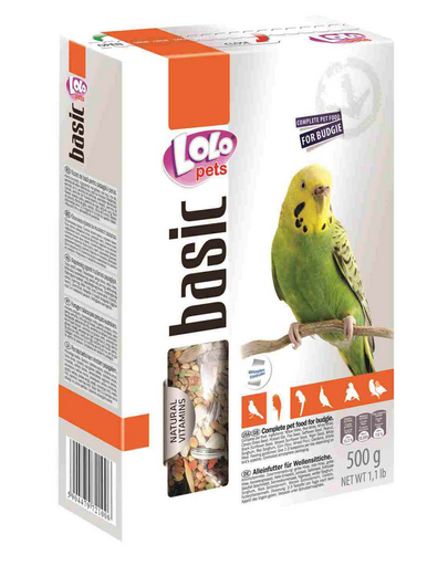 LOLO PETS Eledel hullámos papagájnak 1kg