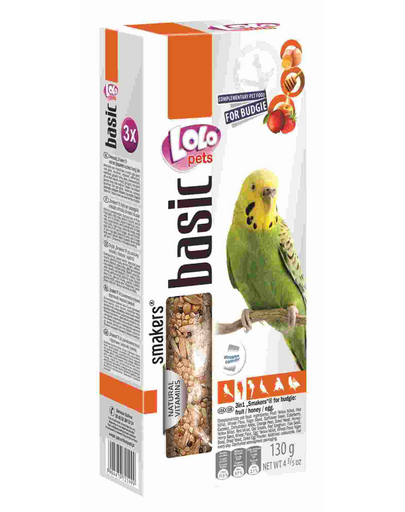 LOLO PETS Smakers hullámos papagájnak -Mix