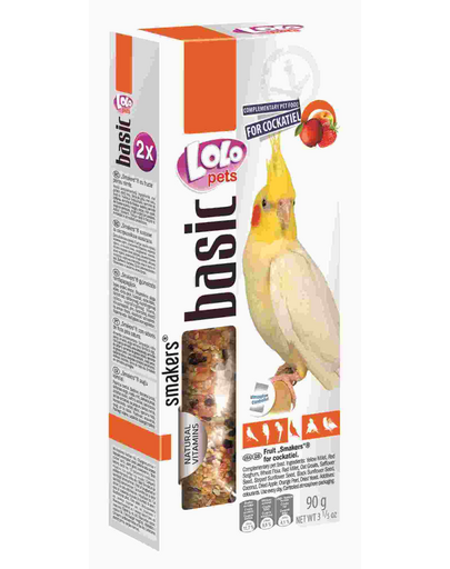 LOLO PETS Smakers nimfa papagájnak -gyümölcsös