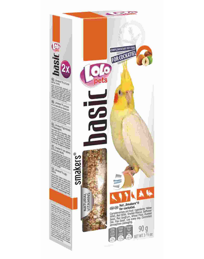 LOLO PETS Smakers nimfa papagájnak -diós