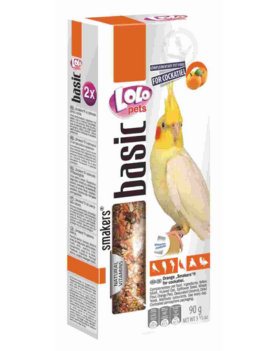 LOLO PETS Smakers nimfa papagájnak -Narancs