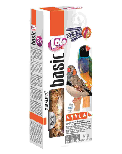LOLO PETS Eledel zebrapintynek és egzotikus madaraknak, magvas