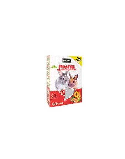 PET INN Menü eledel nyulaknak 550g