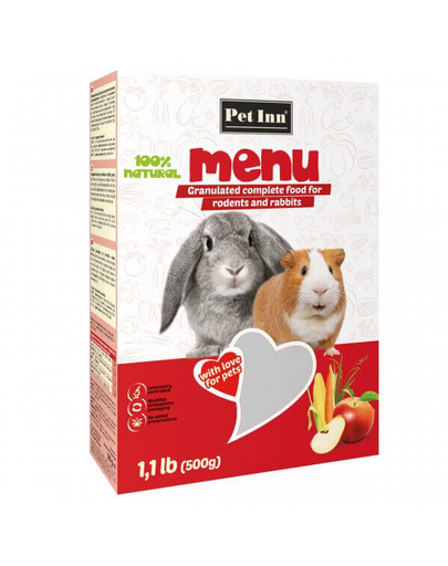PET INN Menü Granulátum nyulaknak 500g