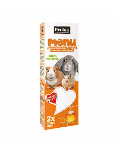 PET INN Menü Mézes rudacskák nyulaknak 100g