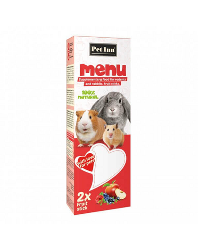 PET INN Menü Gyümölcsös rudacskák nyulaknak 100g