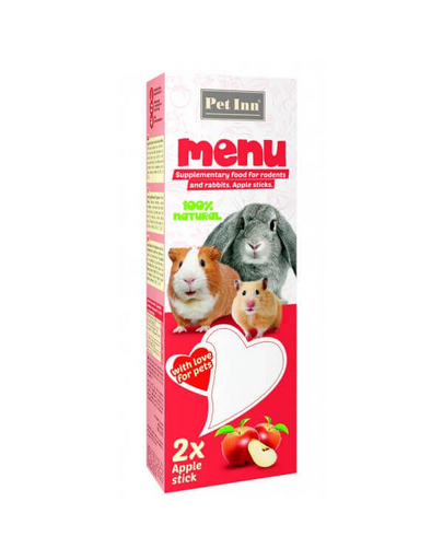 PET INN Menü Almás rudacskák nyulaknak 100g