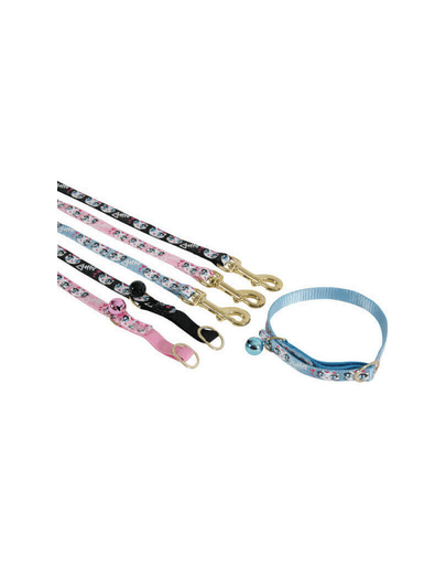 ZOLUX Nylon póráz macskáknak, 1 m-10 mm piros