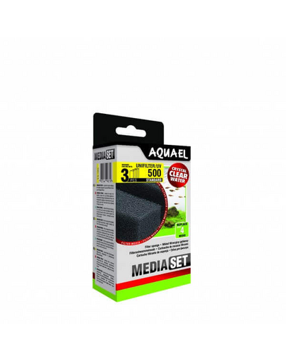 AQUAEL Szivacsos betét Unifilter 500 (3db)