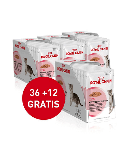 ROYAL CANIN Kitten Instinctive 85 g mártásban 36 +12 ajándék