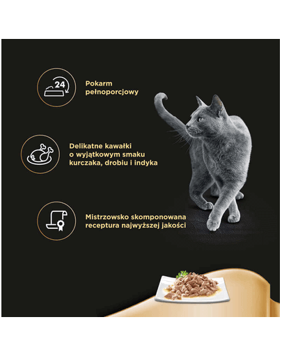 SHEBA Selection in Sauce szárnyas ízek szószban 4 x 85g