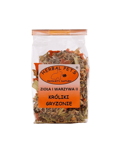 HERBAL PETS Gyógynövények és zöldségek  II 50g nyulaknak és rágcsálóknak