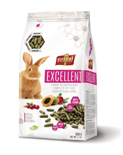 VITAPOL Excellent Teljesértékű táp nyulaknak 500 g