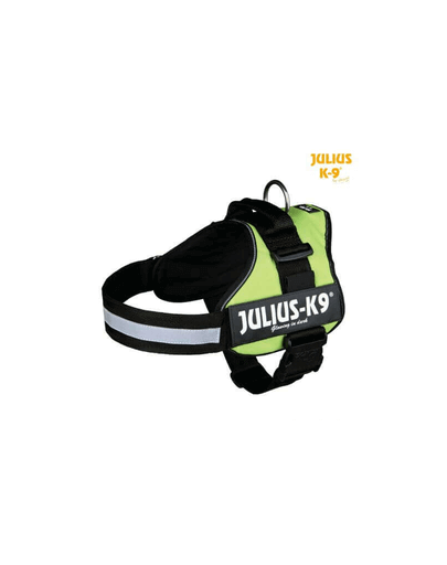 TRIXIE Hám Julius-K9, lime, Mini-Mini-S: 40–53 cm