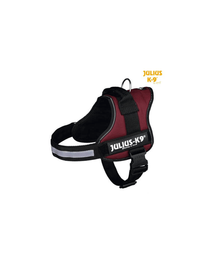 TRIXIE Hám Julius-K9, bordó, Baby 2-XS–S: 33–45 cm