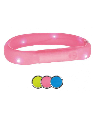 TRIXIE Világító USB pánt XS–S: 35 cm-18 mm