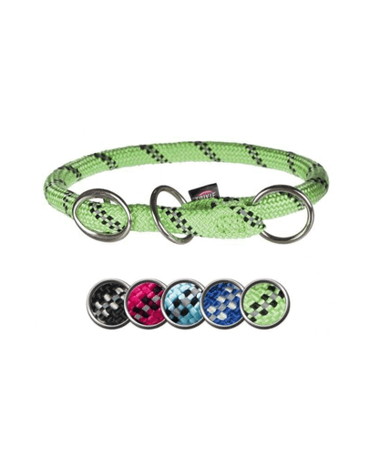 TRIXIE  Fojtó nyakörv  Sporty Rope S–M: 40 cm-8 mm világos zöld