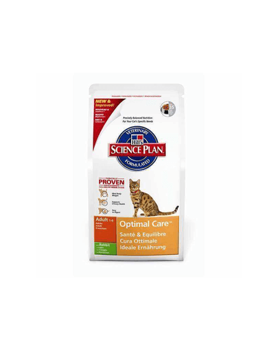 HILL'S Science Plan Feline Adult Optimal Care Rabbit 10 kg
