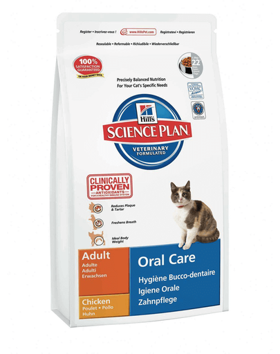 HILL'S Science Plan Feline Adult Oral Care Chicken 1,5 kg